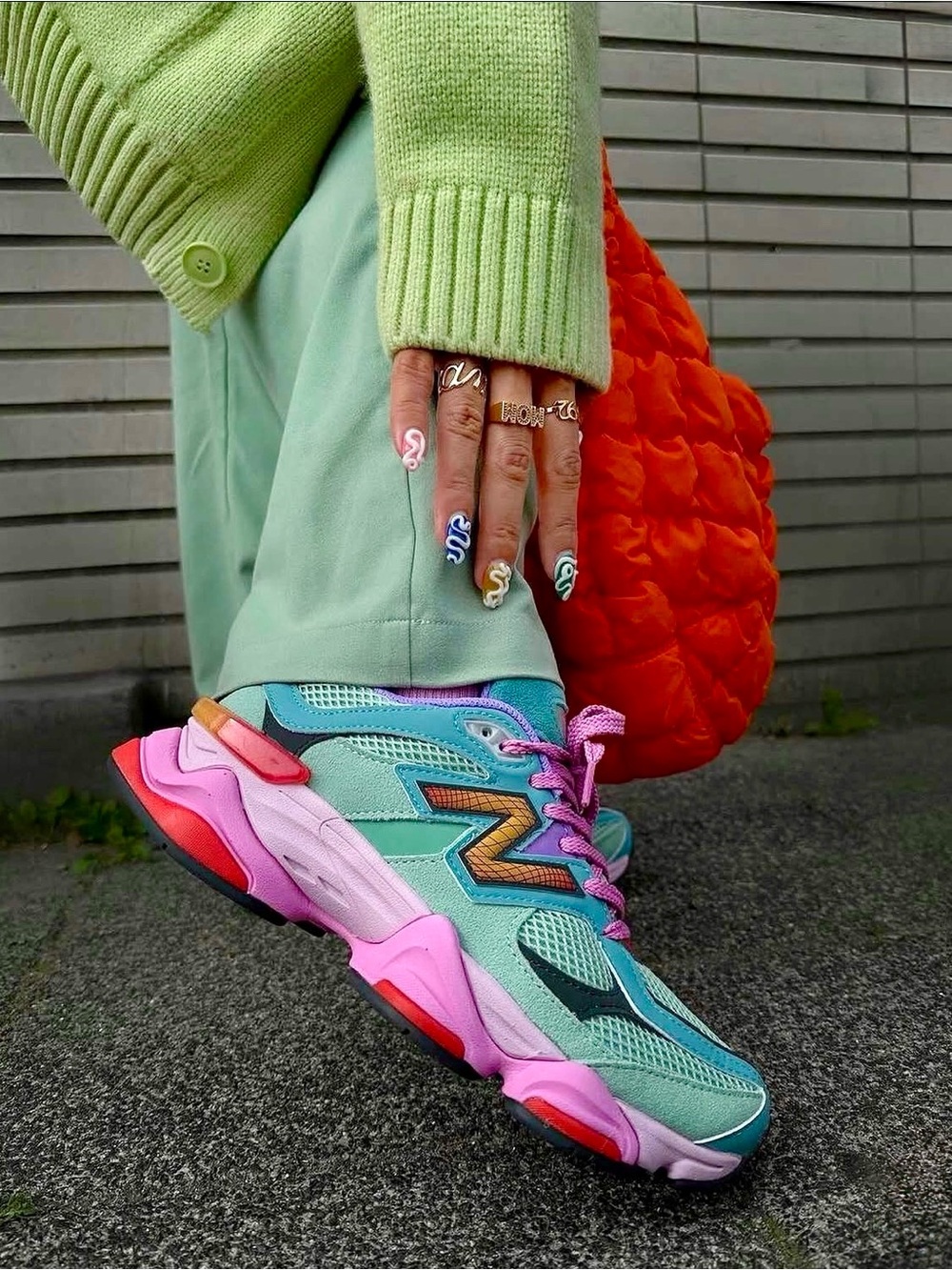 Women’s New Balance 9060 Warped Multi-Color U9060WRB Men size 6